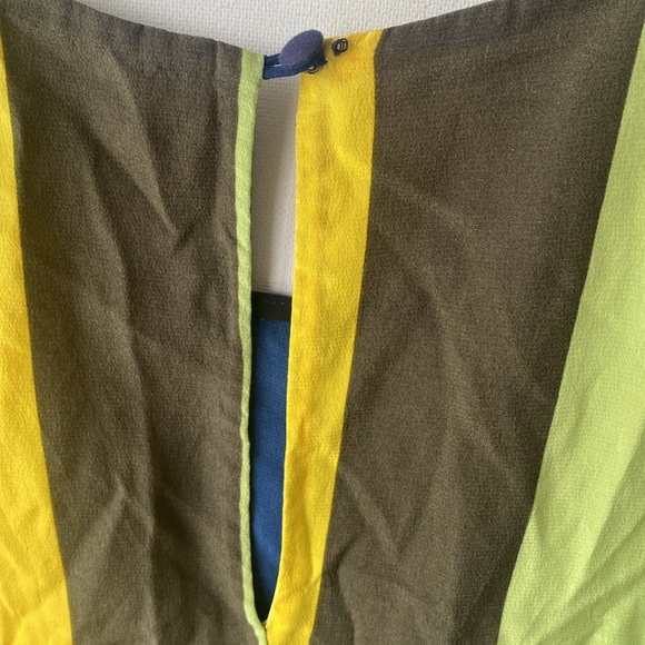 (A10) Diane von Furstenberg Sedona Sleeveless Tie-Front Silk Top Size M, GUC - Picture 9 of 12